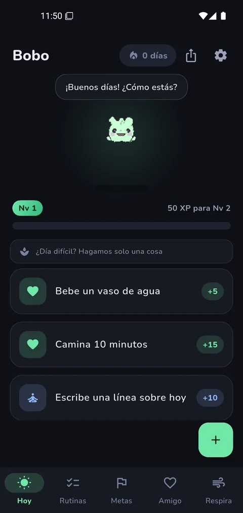 Tareas de hoy