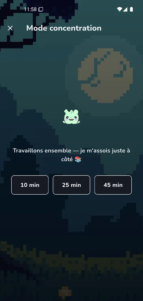 Étape de routine